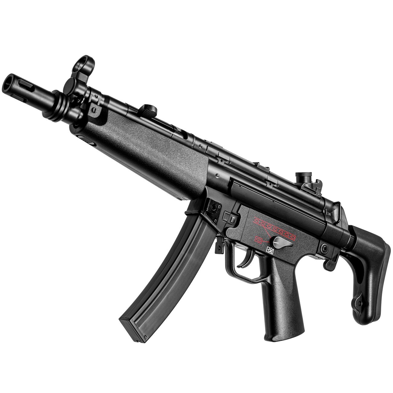 Réplica de airsoft CM 023 — fotografía profesional DOPA STUDIO